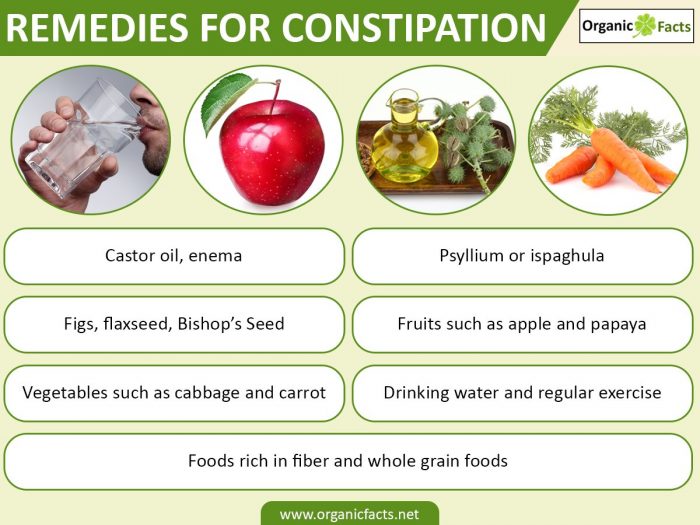 Home Remedies For Constipation Organic Facts 7848