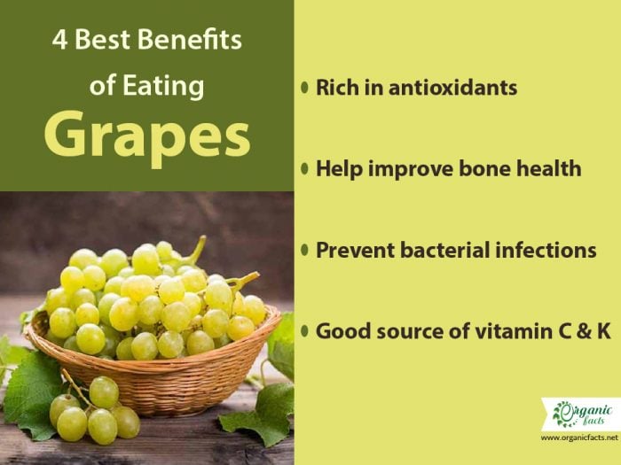 11 Proven Benefits of Grapes Organic Facts