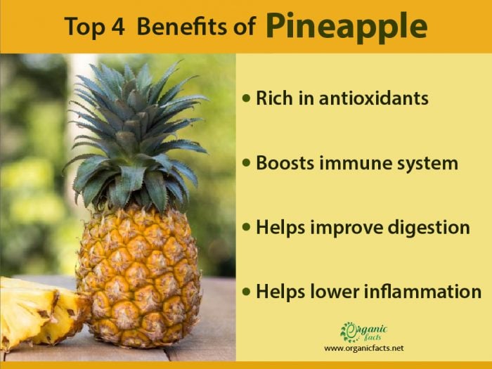 5 Nutritional Benefits Of Pineapples Organic Facts