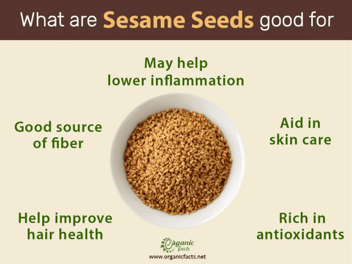 sesame seed nutrition