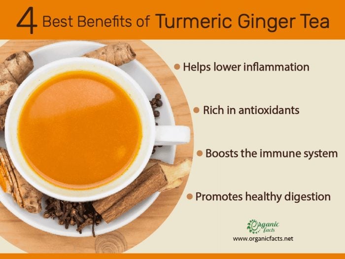 Turmeric Ginger Tea 8 Benefits, Side Effects & Homemade Recipe